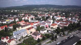 Stadt Simbach am Inn aus der Vogelperspektive [upl. by Einitsed]