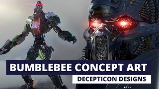 Bumblebee Movie Concept Art  Decepticons  Alternate Blitzwing Design [upl. by Yenal]