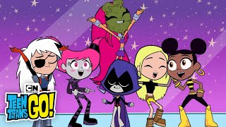 MASHUP Starfire and Raven’s Girls Night 🥳  Teen Titans GO  Cartoon Network [upl. by Suchta]