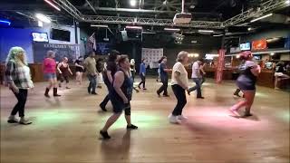 T G I F Line Dance By Jo Thompson Szymanski amp Michele Perron Lesson With Mark At Renegades On 1 10 [upl. by Moody]