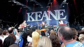 Keane  Back In Time Live Dalby Forest North Yorkshire 2010 [upl. by Neyuq]