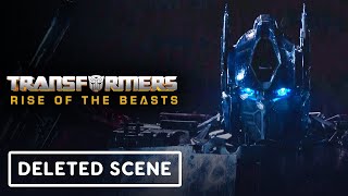 Transformersrise of the beasts Full transit vs Optimus prime deleted scene [upl. by Aylward]