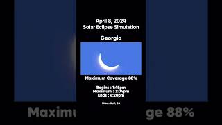 Solar Eclipse April 08 2024 coverage by state part one [upl. by Mccormick]