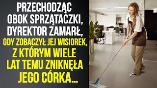 Przechodząc obok sprzątaczki dyrektor zobaczył jej wisiorek z którym dawno temu… [upl. by Oravla]