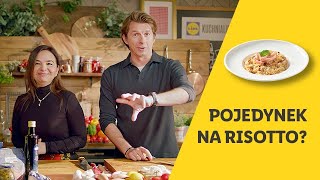 Po polsku i po włosku 👩‍🍳⚡👨‍🍳 RISOTTO na 2 sposoby 💚🤍❤️  Margherita Kardaś amp Karol Okrasa [upl. by Hubsher]