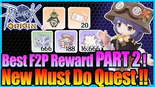 UPDATED New Reward F2P New Encounter Quest PART 2 Doram Kingdom Guide Ragnarok Origin Global [upl. by Atims651]