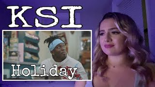 KSI  Holiday  Official Music Video   Reaction [upl. by Arocet687]