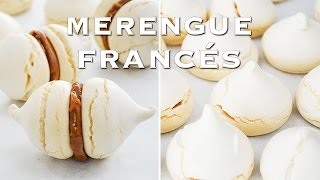 Como hacer Merengue Francés ✩ Merenguitos Suspiros con Dulce de Leche  Tan Dulce [upl. by Junia]