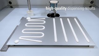 Dispensing I Thermal management in automotive batteries with Henkel GapFiller BERGQUIST TGF2025APS [upl. by Blair]