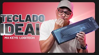 MX KEYS o teclado de ELITE TOP minimalista da LOGITECH Unboxing Dudu Rocha [upl. by Lenoj]