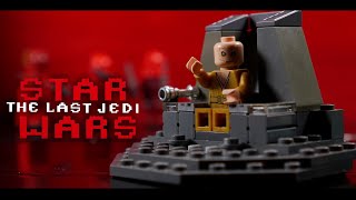 Star Wars The Last Jedi Throne Room Scene in LEGO [upl. by Krever473]