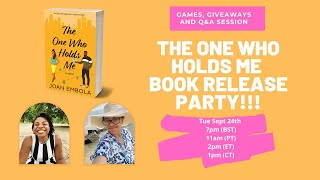 Book Release Party For The One Who Holds Me  Livestream With Games Giveaways amp A QampA Session [upl. by Raynor481]