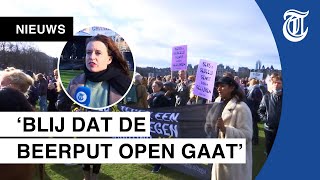 Manifestatie seksueel misbruik ‘Genant dat John de Mol niet erkent hoe groot probleem is’ [upl. by Tammi]