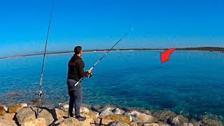 Eso que es SURFCASTING muchas picadas ¡¡TODAS LAS PICADAS GRABADAS [upl. by Ursuline396]