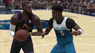 NEW NBA CITY JERSEYS 202324  Lakers vs Timberwolves Full Game  NBA 2K24 [upl. by Berthe]