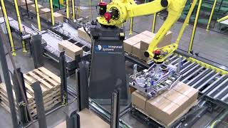 Robotic Case Palletizer  IQF Potatoes  BW Integrated Systems [upl. by Mutua]