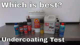 Real World Undercoating Test Fluid Film NH Oil Krown and More [upl. by Lunnete]