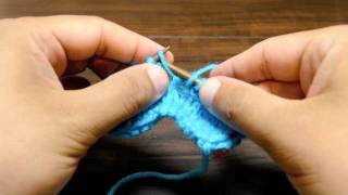 How to Knit The Make One Left Increase M1L [upl. by Hoes744]