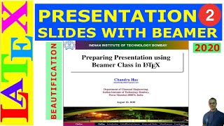 Presentation Slides with Beamer  2 BeautificationDecoration  Latex Basic Tutorial29 [upl. by Nivac]