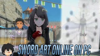 The Official Sword Art Online Game On PC [upl. by Shannon]