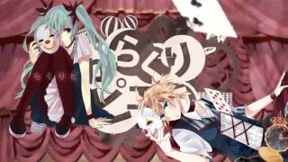 Vocaloid Duet Hatsune Miku and Kagamine LenKarakuri Pierrot [upl. by Assitruc571]