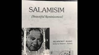 Salamisim Beautiful Reminiscences Piano Part  Hilarion F Rubio [upl. by Pallas]