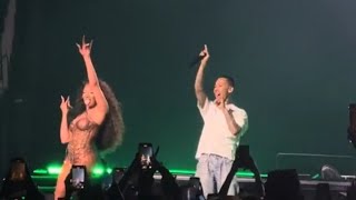 Megan Thee Stallion amp Yuki Chiba Perform quotMAMUSHIquot with Viral Dance on Stage [upl. by Suilmann51]