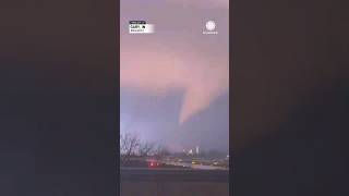 Tornadoes Sighted in Illinois Indiana [upl. by Atrebor595]