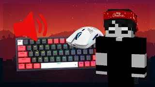 Thocky Keyboard  Mouse Sounds ASMR  Hypixel Bedwars [upl. by Rosalia]