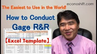 Gage RampR the Easiest Gage RampR Template to Use in the World 【Excel Template】 [upl. by Thorin]