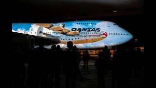 Qantas Founders Museums Luminescent Longreach Light and Sound Show [upl. by Lindgren]