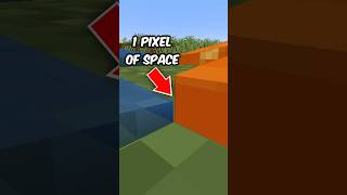 Can We Go Through One Pixel Of Space In Minecraft [upl. by Yadroc]