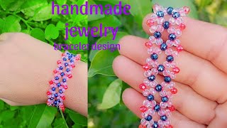 bracelet banane ka aasan tarika  how to make a bracelet at home  bracelet making with beads [upl. by Llekcm895]