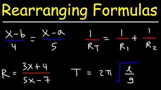 How To Change The Subject of a Formula  GCSE Maths [upl. by Kingsbury760]