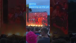 Bring Me The Horizon BMTH  Open up the pit Leeds Festival 2022 [upl. by Hearsh]