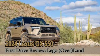 2024 Lexus GX 550 First Drive Review Lego OverLand [upl. by Nosidam]