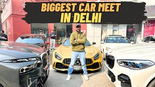 Biggest car meet in Delhi  vlog 16 [upl. by Lyred172]