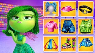 Inside Out 2 Disgust Glow Up Into Bad Girl [upl. by Eunice]