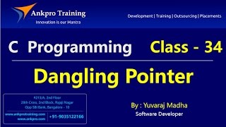 C language  Class 34  Dangling pointer in c programming language  Causes of Dangling Pointer [upl. by Asillim764]