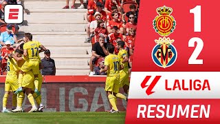 VILLARREAL selló triunfo en el último suspiro ante MALLORCA y sigue invicto Ayose héroe  La Liga [upl. by Aztiley]