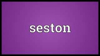 Seston Meaning [upl. by Haila262]