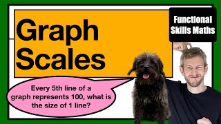 59 Scale on a graph Level 2 functionalskills maths [upl. by Rabaj]