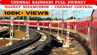 Chennai Rajdhani Full Journey  High speed run  First AC travel in Rajdhani [upl. by Nyliak]