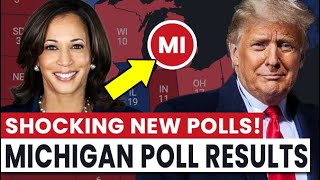 Michigan Poll Results Donald Trump vs Kamala Harris 2024 US Election [upl. by Gottlieb]