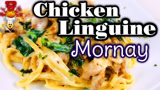 Linguine Pasta With Chicken Recipe by MIND BLOWN CHEF 🤯 [upl. by Augy]