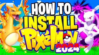 HOW TO INSTALL PIXELMON IN 2024 Minecraft 1165 Pokémon Mod [upl. by Ruenhcs]