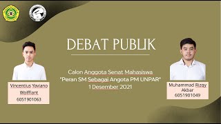 FULL Debat Publik Calon Anggota Senat Mahasiswa Fakultas Hukum Unpar 2021 [upl. by Betsy]