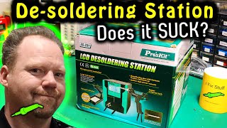 🔴 ProsKit SS331 Desoldering Station Review  No847 [upl. by Glennie]