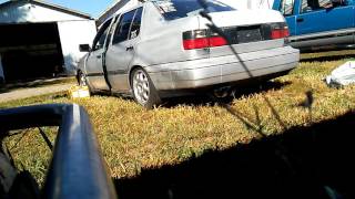 VR6 Jetta cold start Straight piped [upl. by Kean]