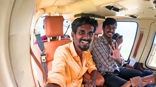 Helicopter ride in Chennai  ECR  Kovalam  First time in Chennai  Chengai Vaasi [upl. by Aneis]